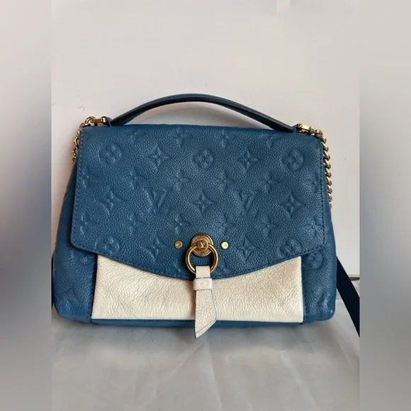 Louis Vuitton Blanche BB Monogram Empreinte Celeste Crossbody Bag - Picture 2 of 16